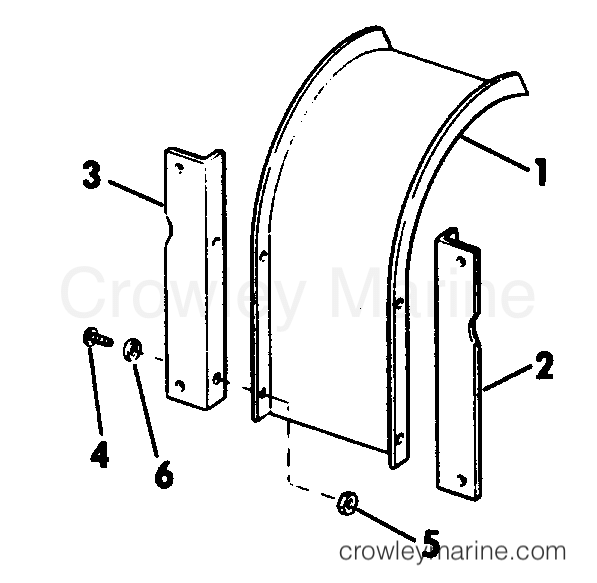 1980 Rigging Accessories - Miscellaneous - TOTE BRACKET ASSEMBLY
