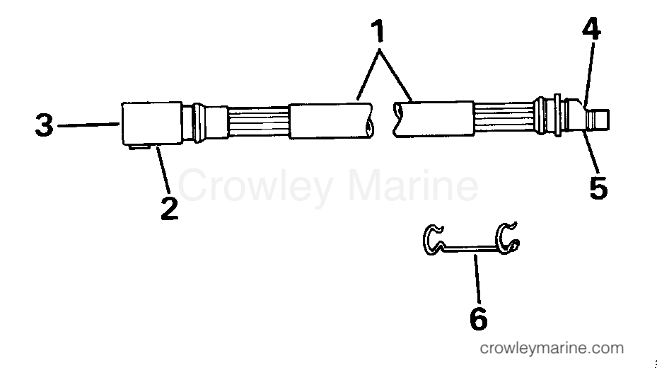 1989 Rigging Accessories - Electrical System - EXTENSION CABLE - TRIM/TILT