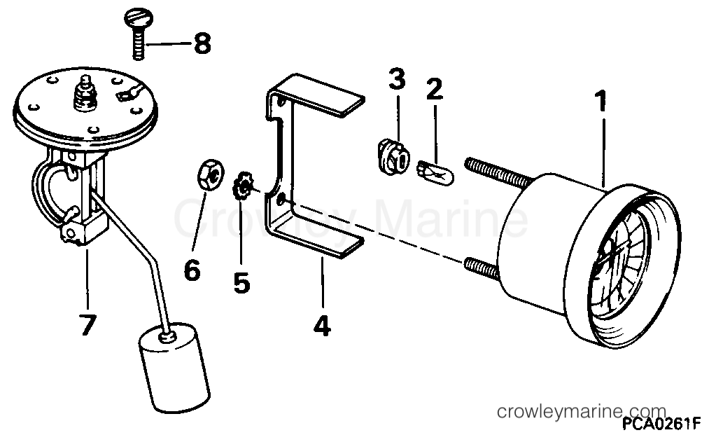 OIL LEVEL GAUGE & SENDING UNIT ALL OIL TANKS 1998 Rigging Accessories Instruments Crowley