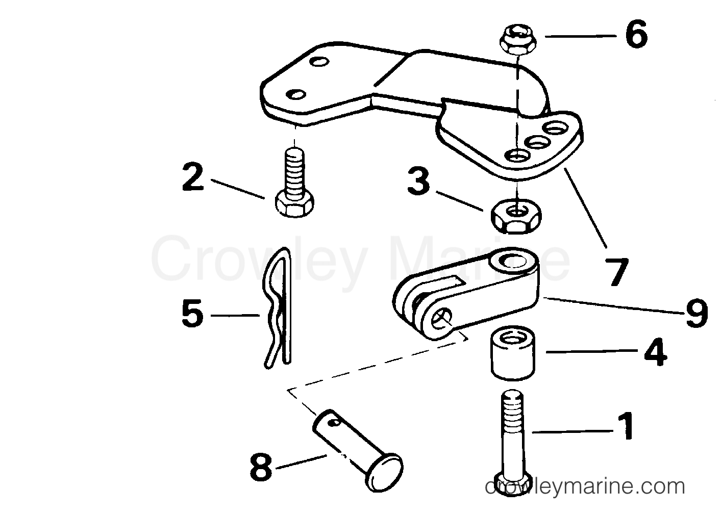 2000 Rigging Accessories - Steering - STEERING CONNECTOR KIT - 5, 6 MODELS (4-STROKE)