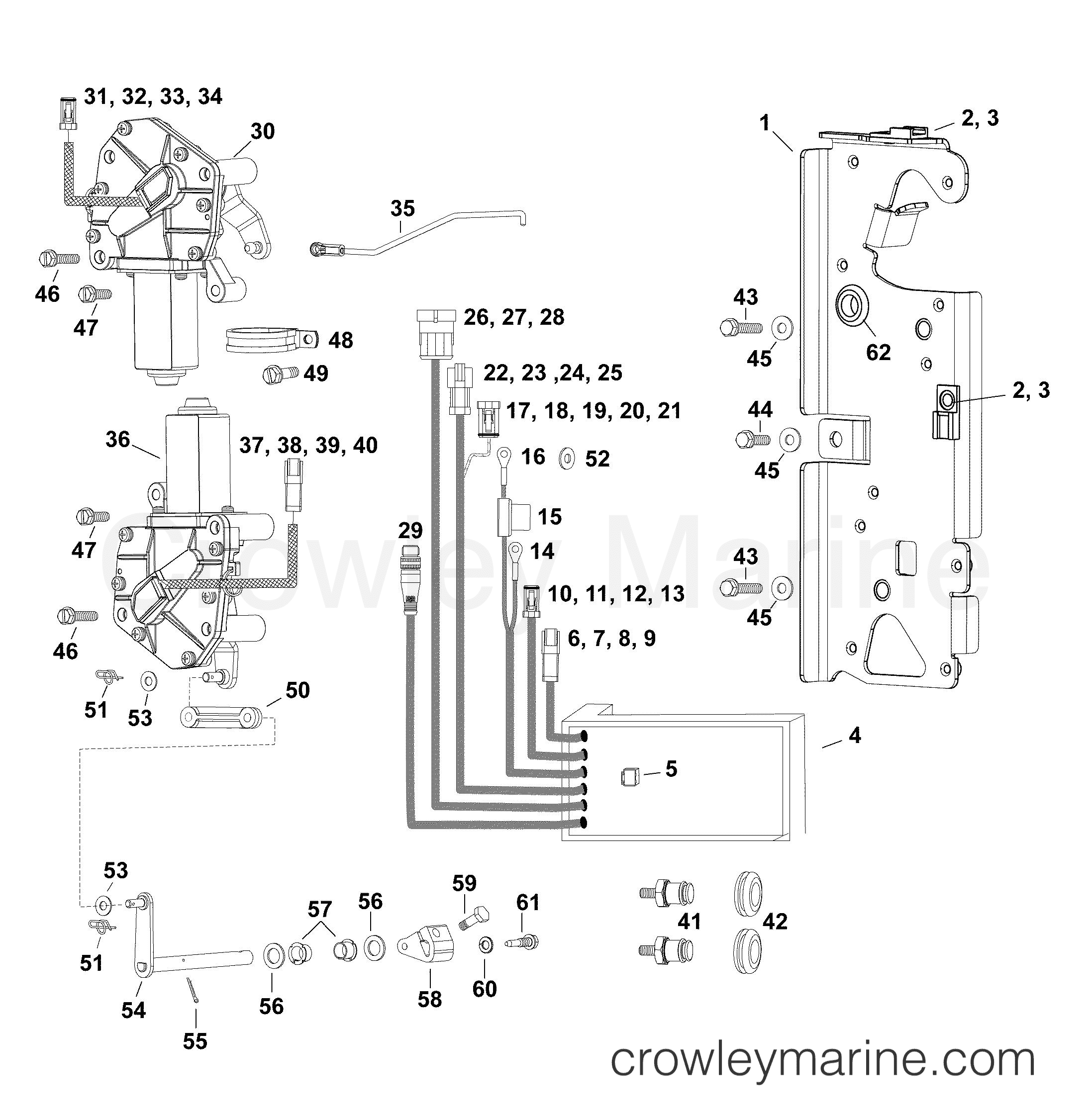 AA Outboard 300 - DE300PXAAA - ELECTRONIC SHIFT AND THROTTLE