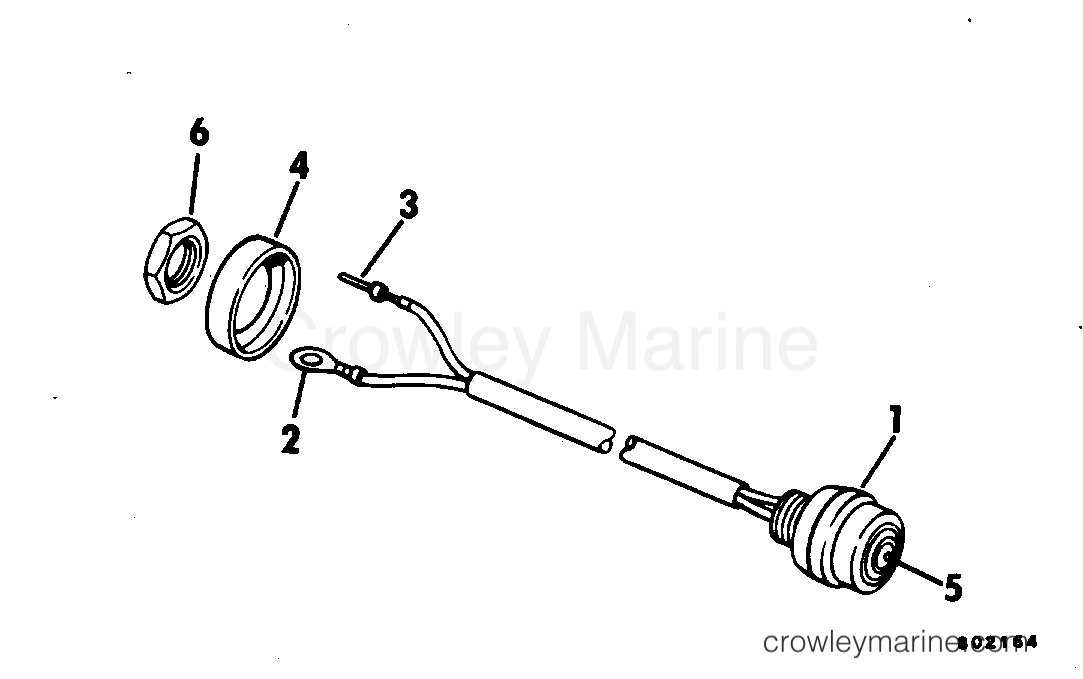 1981 Outboard 9.9 - E10SELCID - SHORTING SWITCH