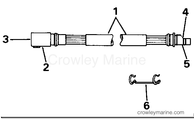 1991 Rigging Accessories - Electrical System - EXTENSION CABLE - TRIM/TILT