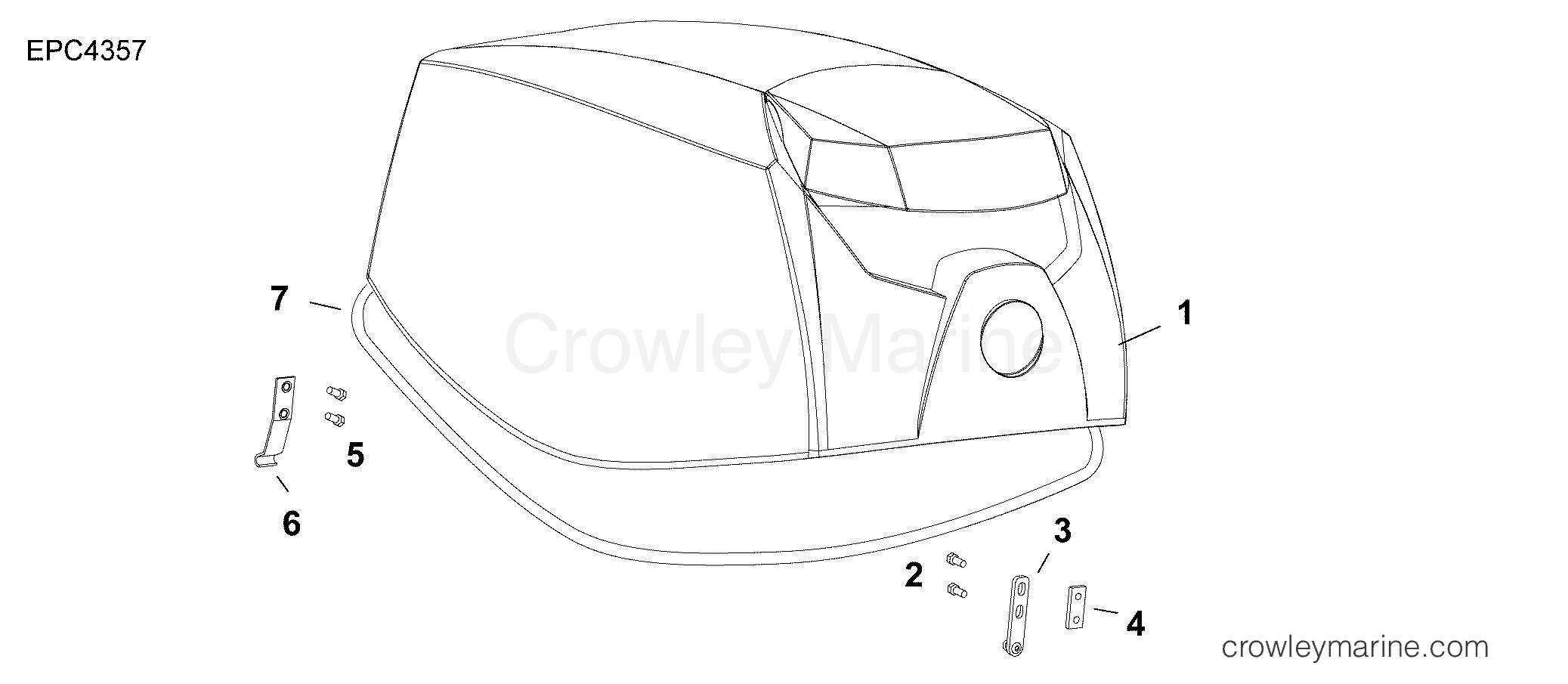 AF Outboard 30 - MFE - E30MALAFB - ENGINE COVER
