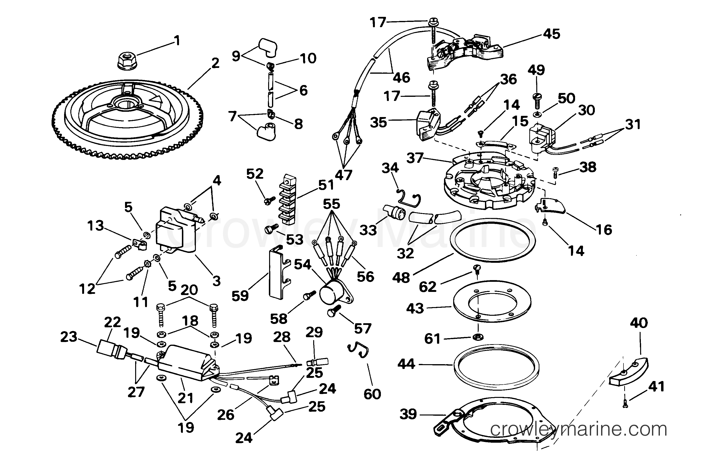 2001 Outboard 25 - BJ25EVSIC - IGNITION