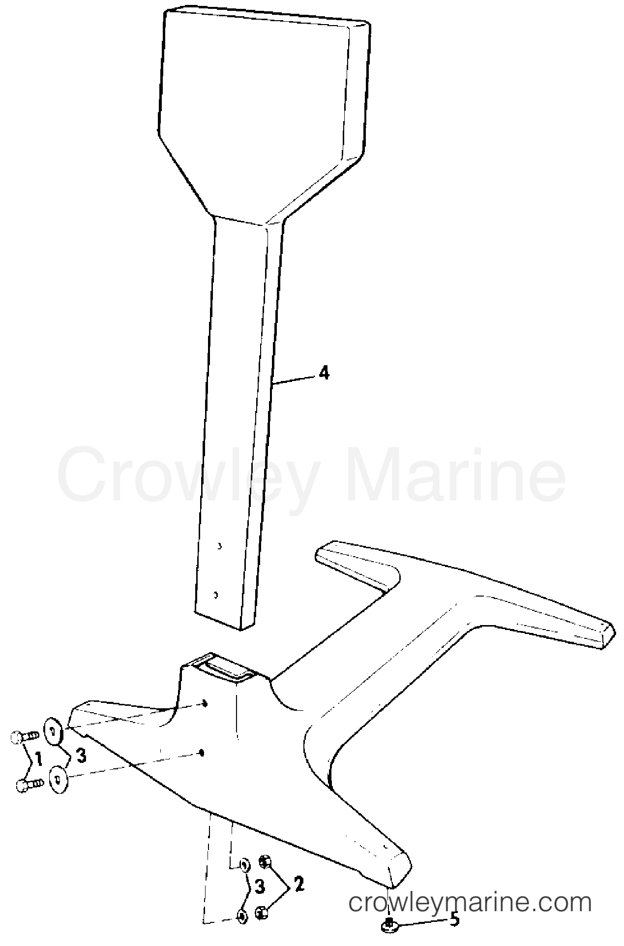 1990 Rigging Accessories - Miscellaneous - ENGINE DISPLAY STAND - 4 THRU 35