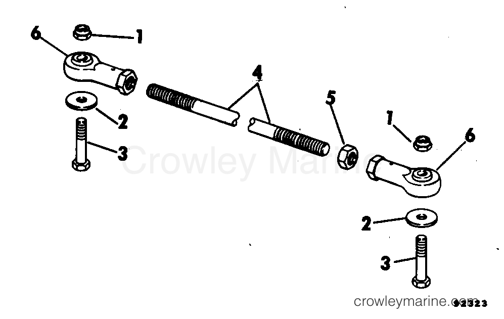 1981 Rigging Accessories - Steering - TIE BAR KITS