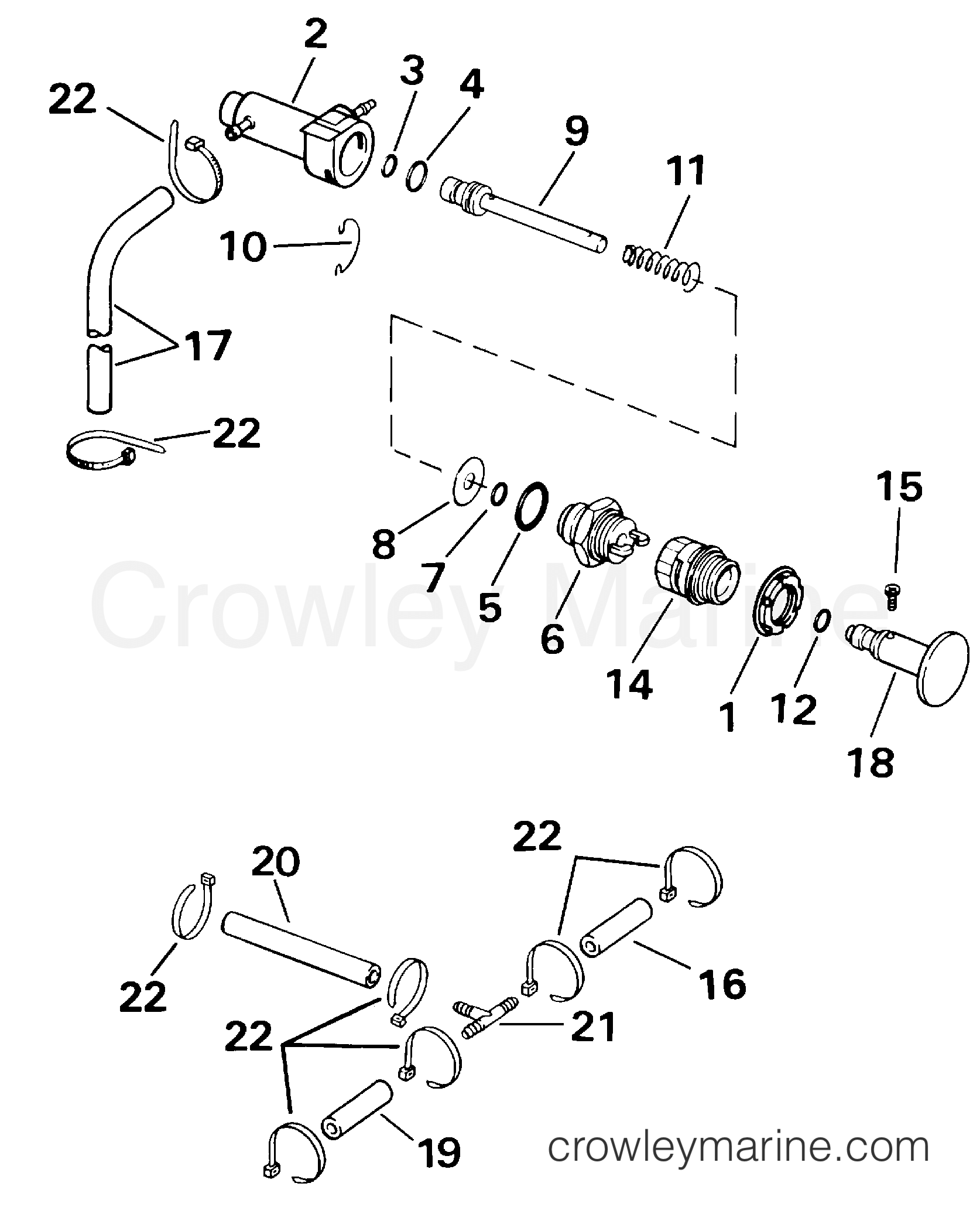 2000 Outboard 30 - J30JRSSB - PRIMER SYSTEM
