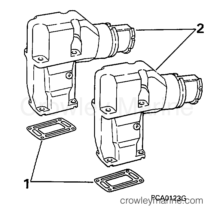1998 Rigging OMC Stern Drive - All Models - HIGH RISE KIT