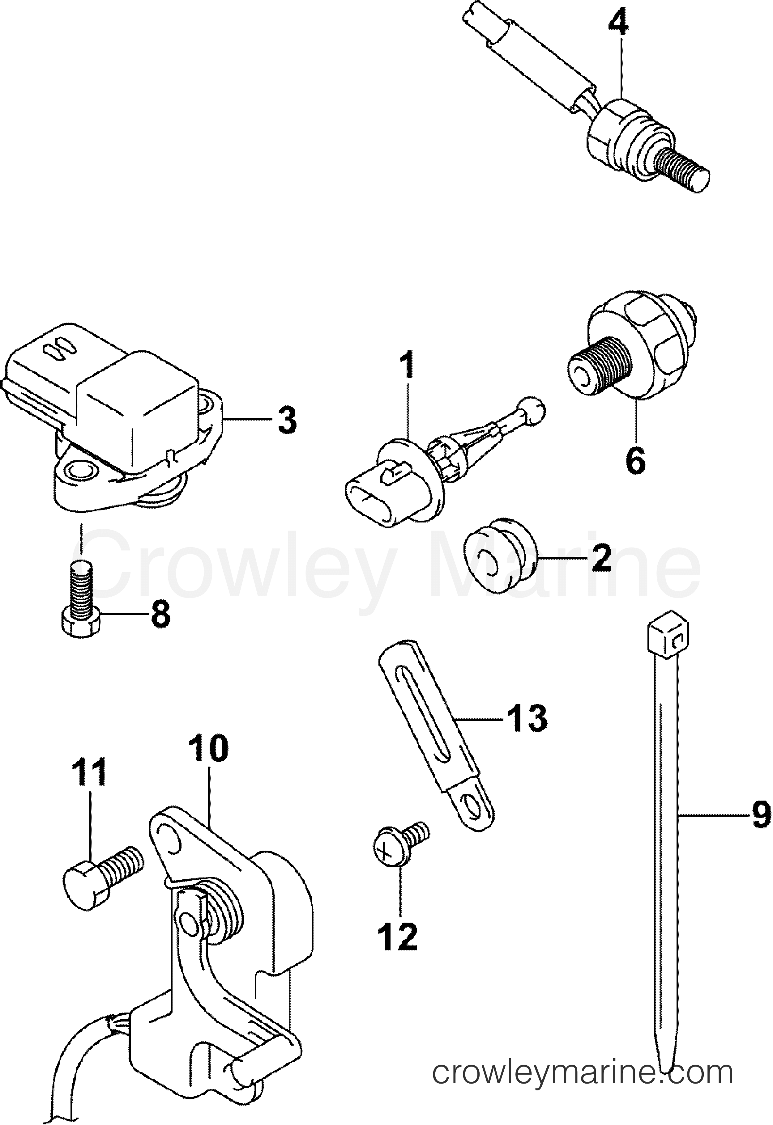2006 Outboard 90 - J90PX4SDA - SENSOR GROUP