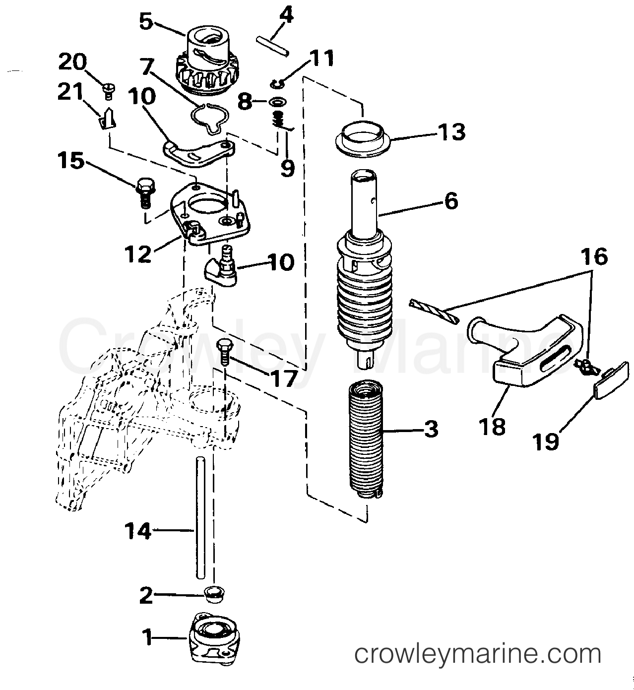 1989 Outboard 6 - J6RLCEC - REWIND STARTER