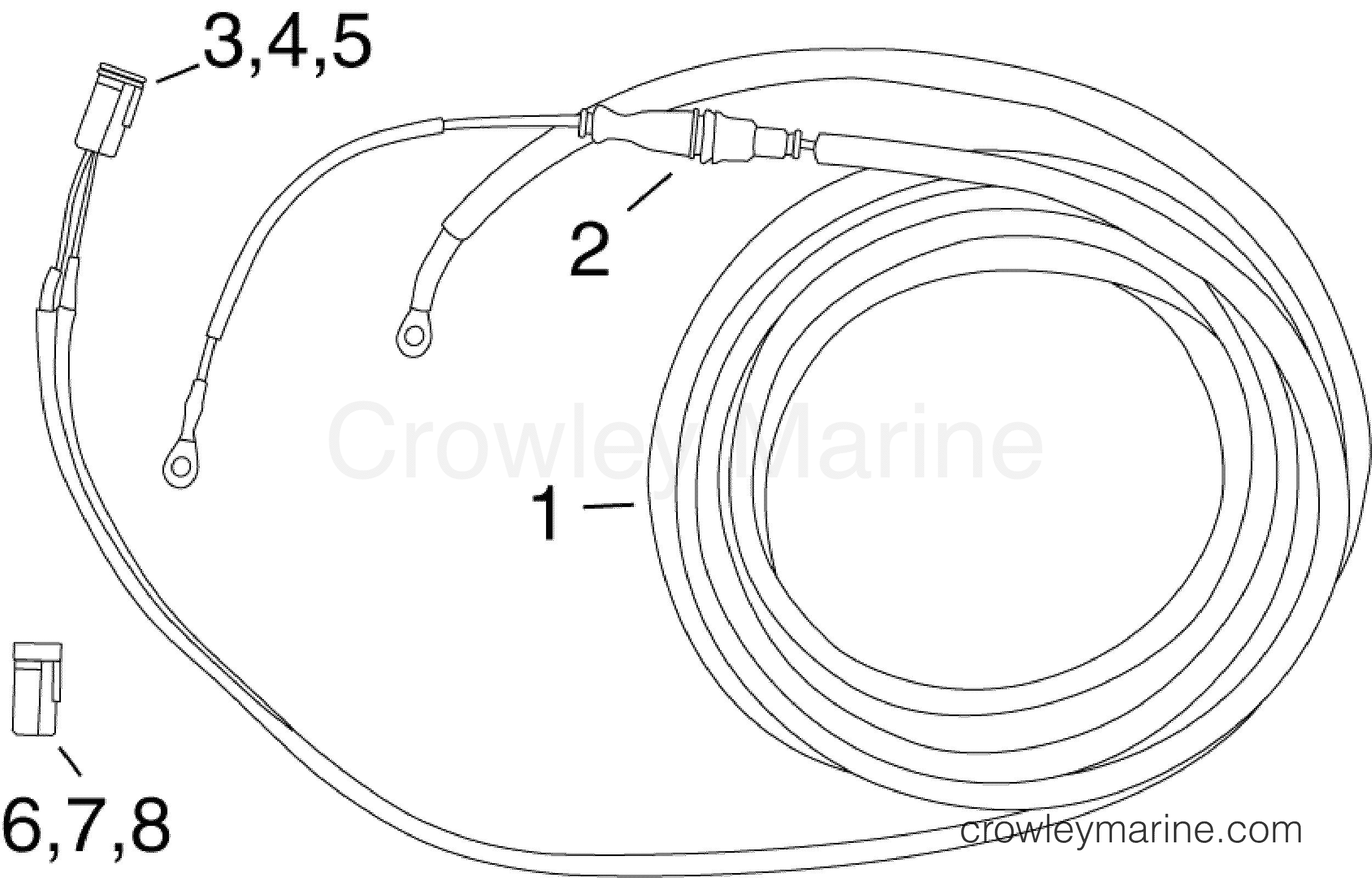 2011 Rigging Accessories - ELECTRICAL - BATTERY CHARGING KIT, AUXILIARY - 115 THRU 250 E-TEC