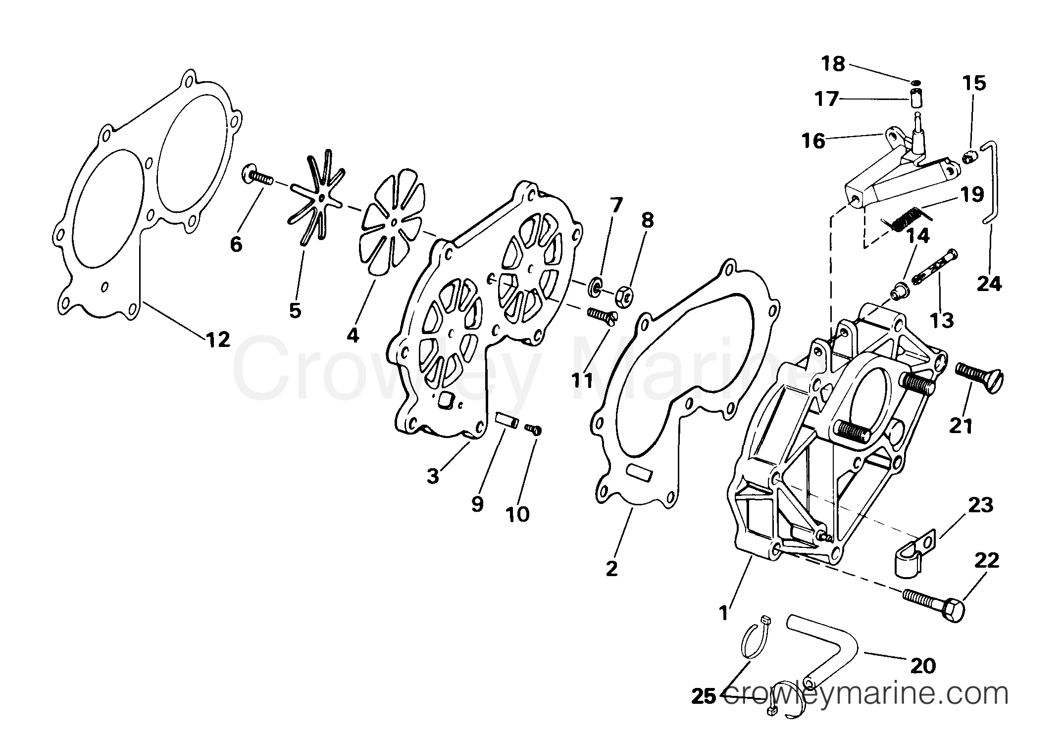 1999 Outboard 25 - J25REEN - INTAKE MANIFOLD