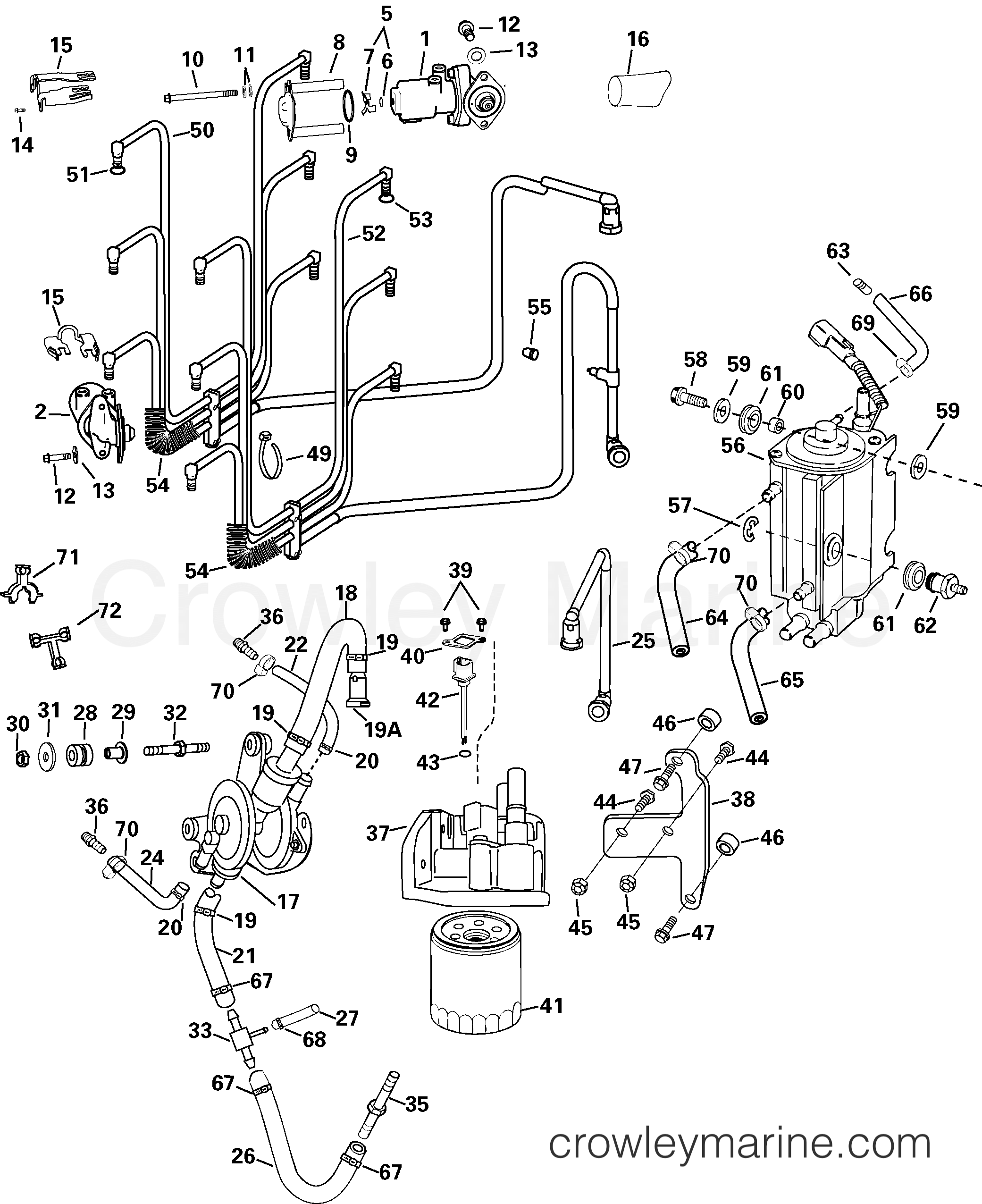2004 Evinrude Outboards 200 - E200FCXSRB FUEL SYSTEM section