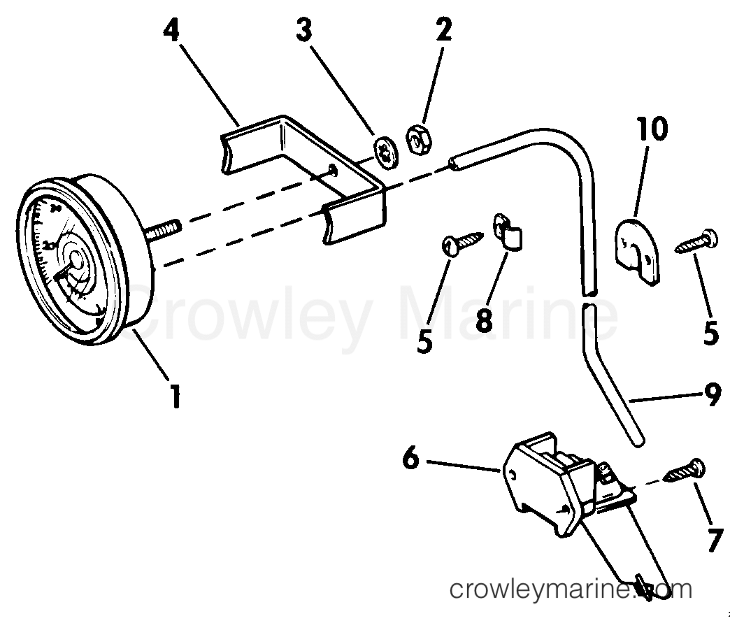 1986 Rigging Accessories - Instruments - SPEEDOMETER KIT-FLUSH MOUNT