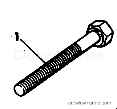 1981 Rigging Accessories - Miscellaneous - LONG TRANSOM BOLT KIT