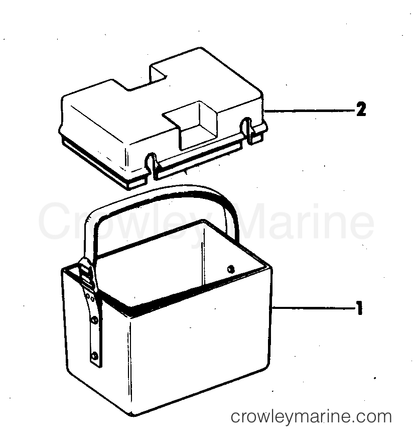 1977 Rigging Accessories - Miscellaneous - BATTERY BOX KIT