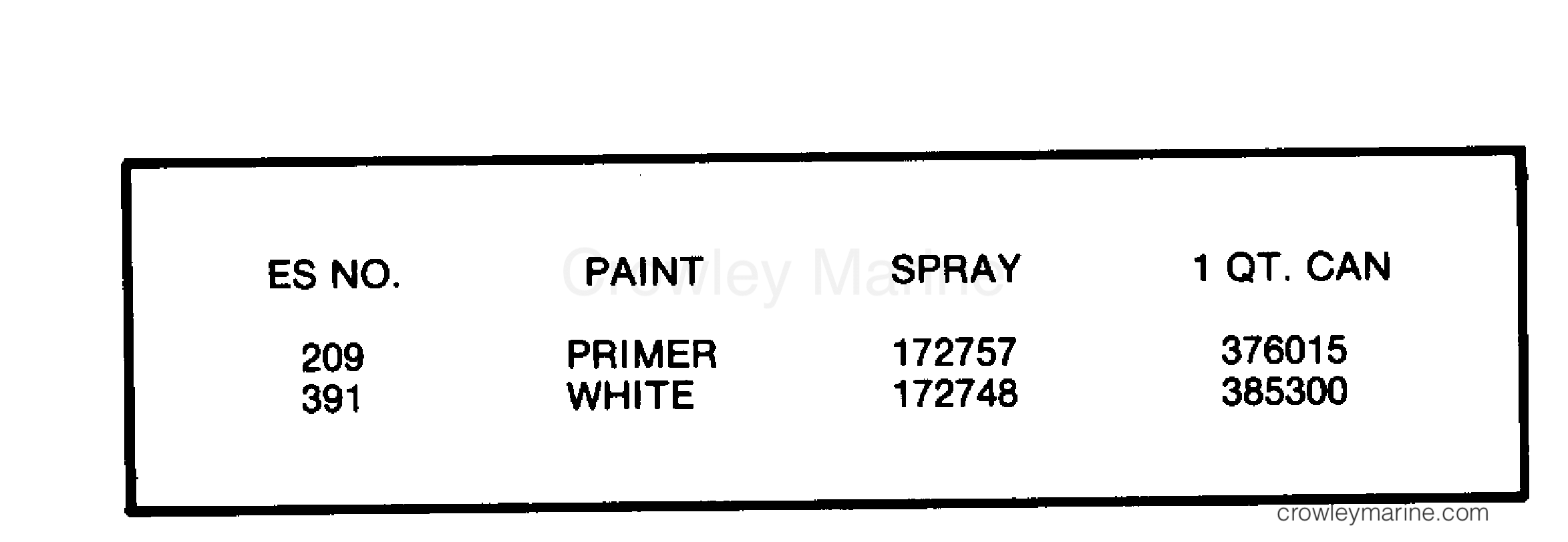 1979 Outboard 35 - 35E79A - PAINT
