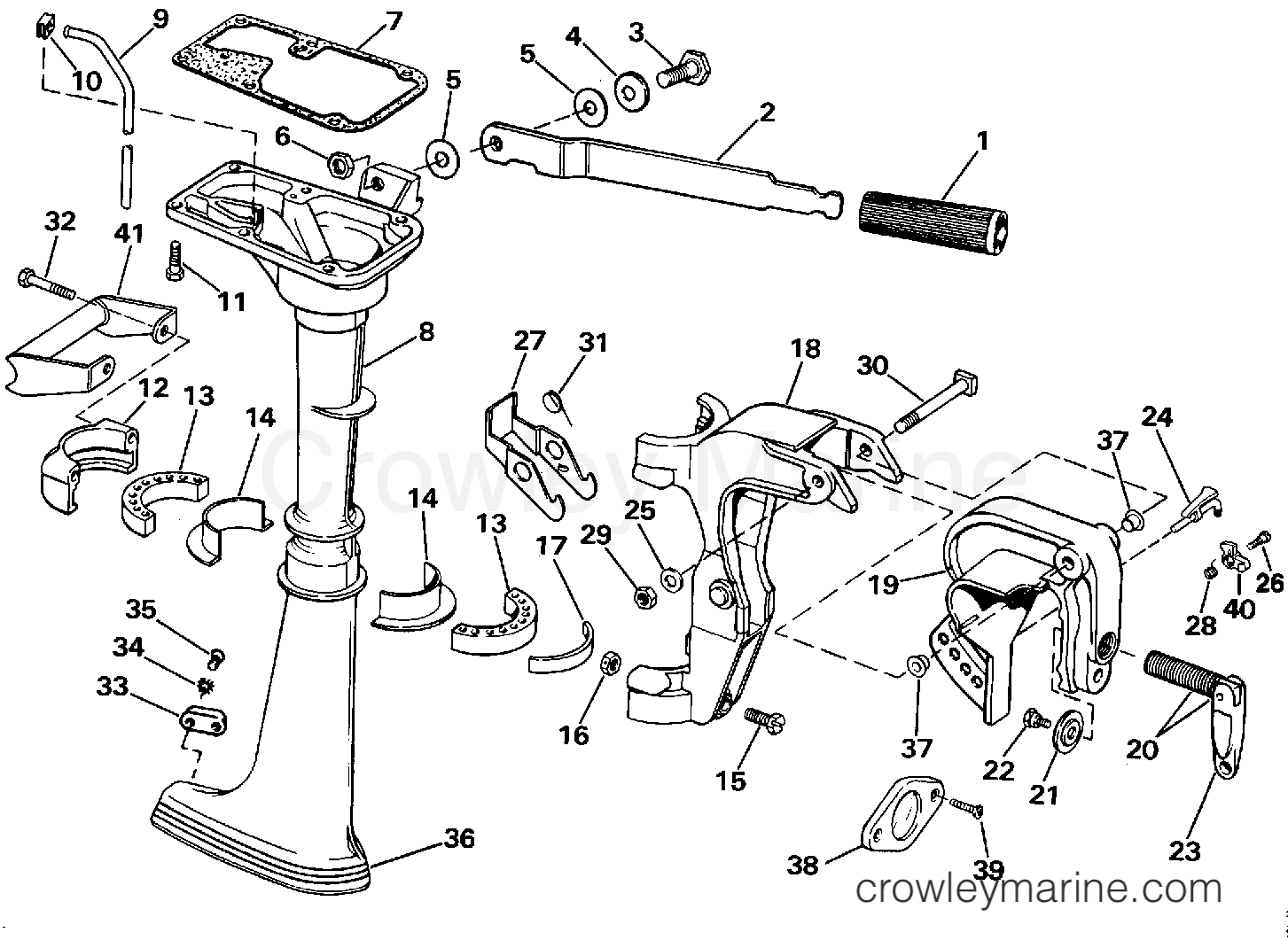 1989 Outboard 1.2 - JCO-CEB - MIDSECTION