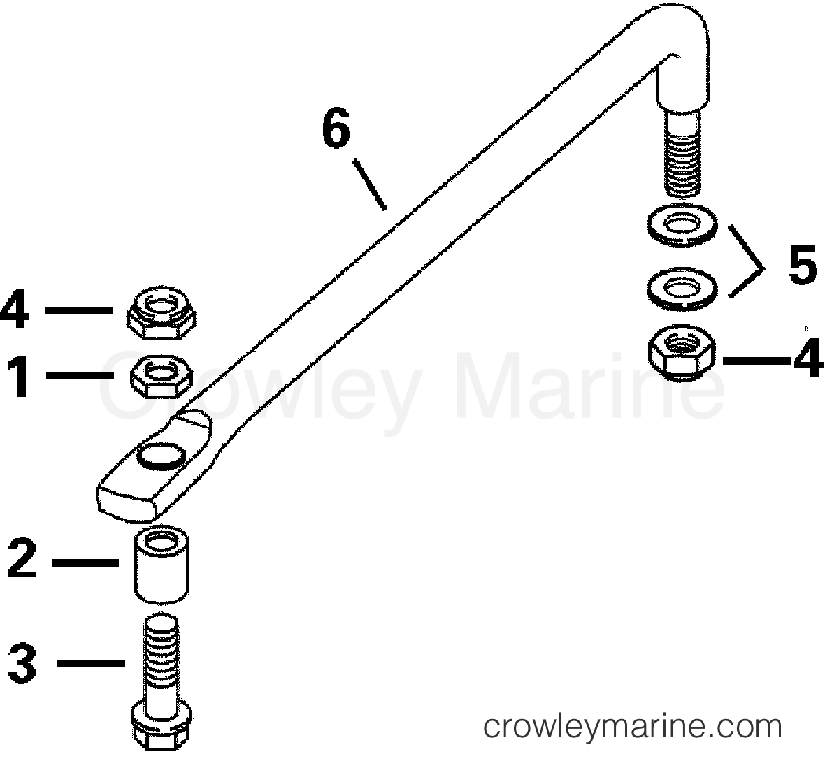 2001 Outboard 35 - J35PL3SIE - STEERING LINK KIT - Z