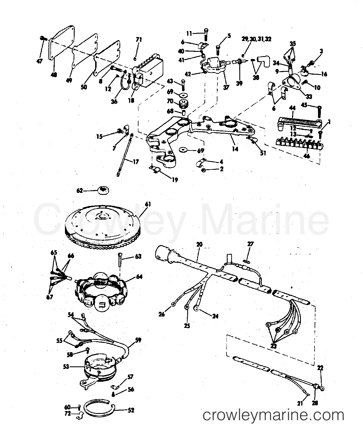 1976 Outboard 85 - 85ETLR76D - IGNITION SYSTEM