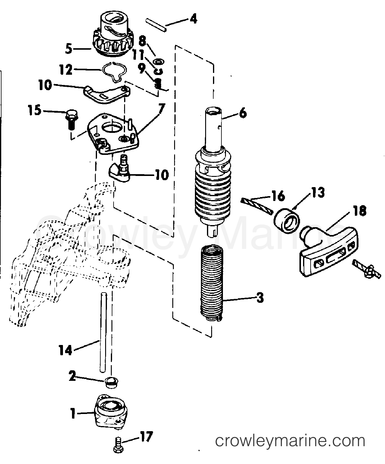 1980 Outboard 4.5 - E5RLCSS - REWIND STARTER-7.5