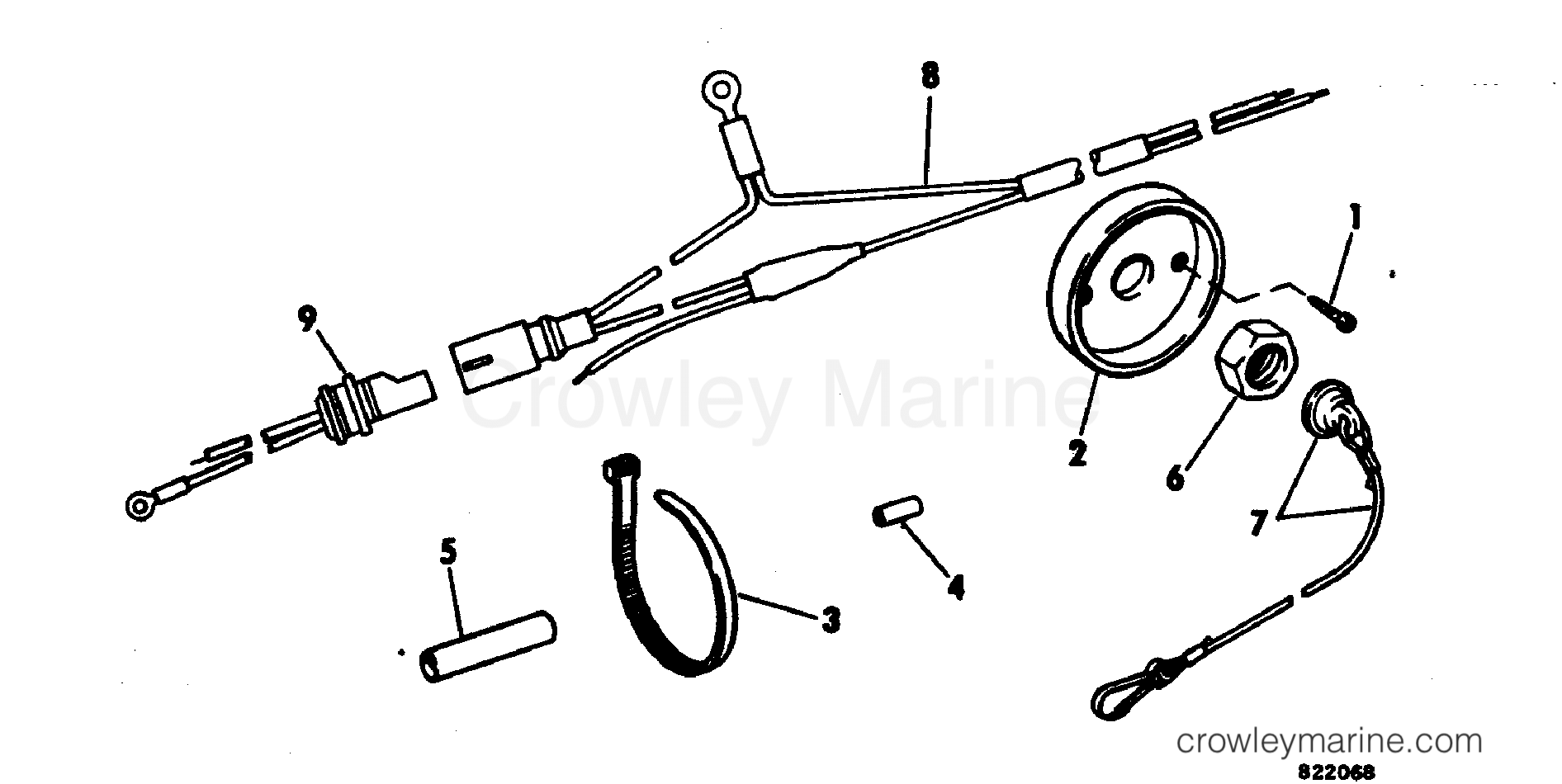 1982 Rigging Accessories - Electrical System - DASH MOUNT KIT