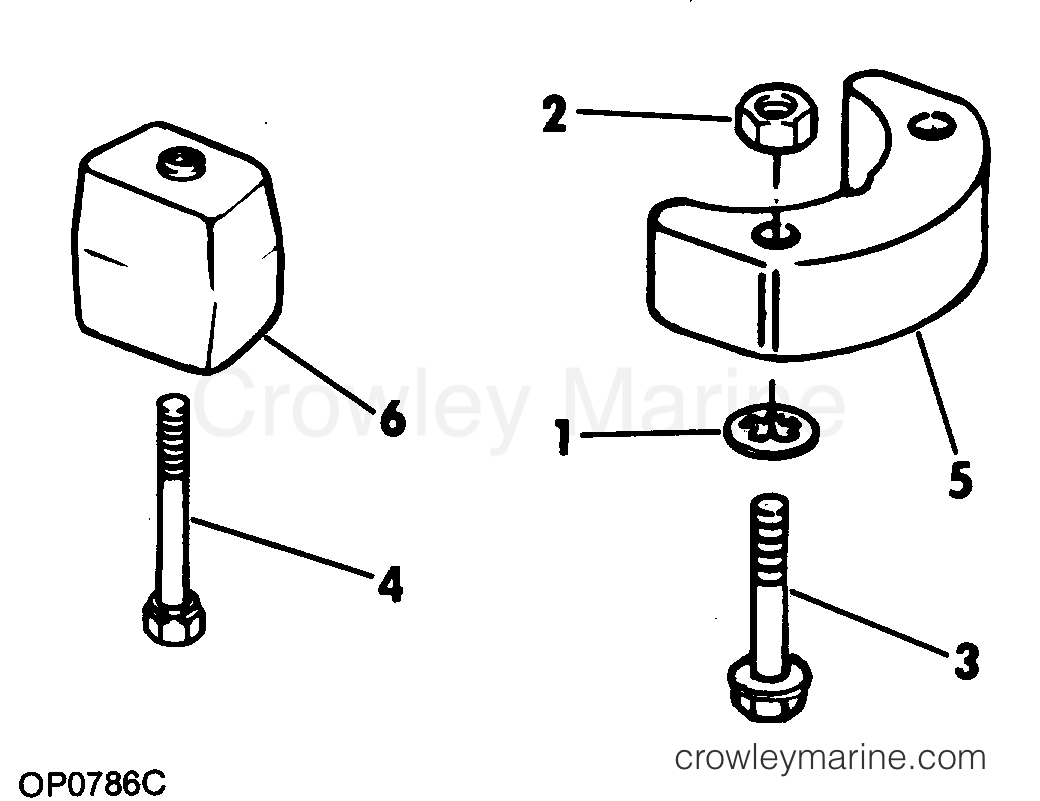 1982 Rigging Accessories - Electrical System - ZINC ANODE KIT 50-75