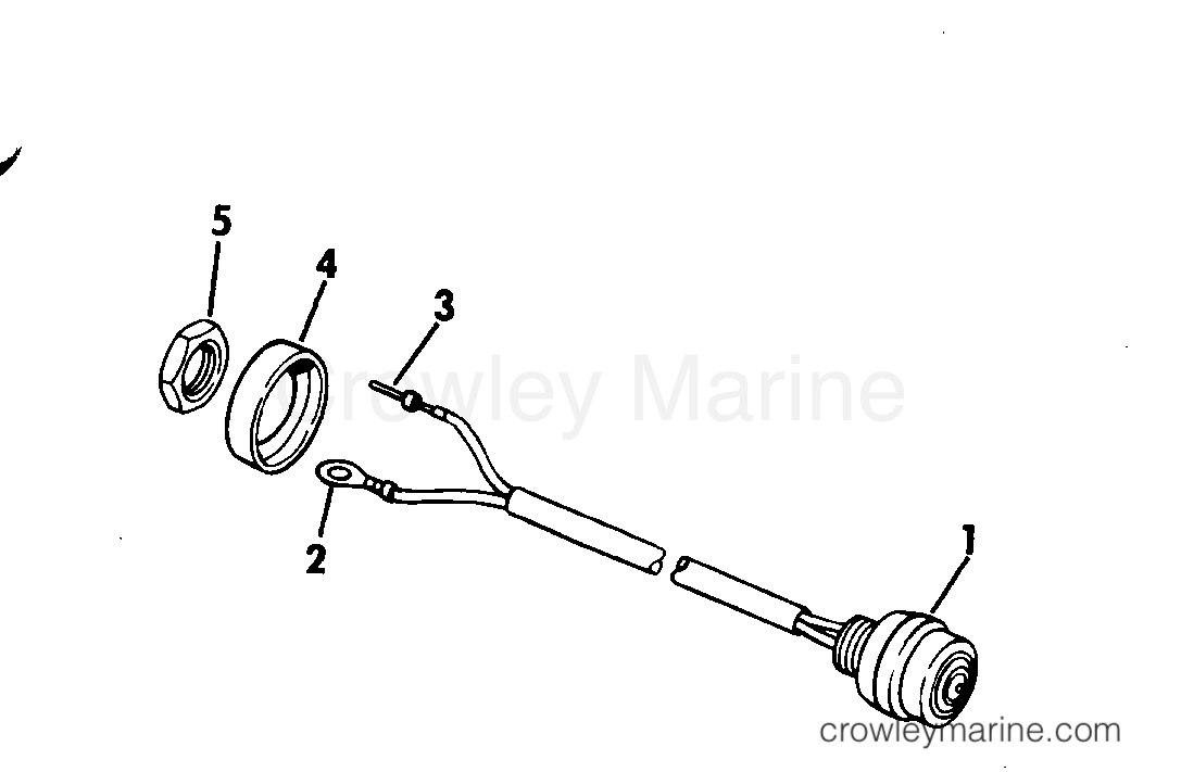 1979 Outboard 15 - 15E79E - SHORTING SWITCH