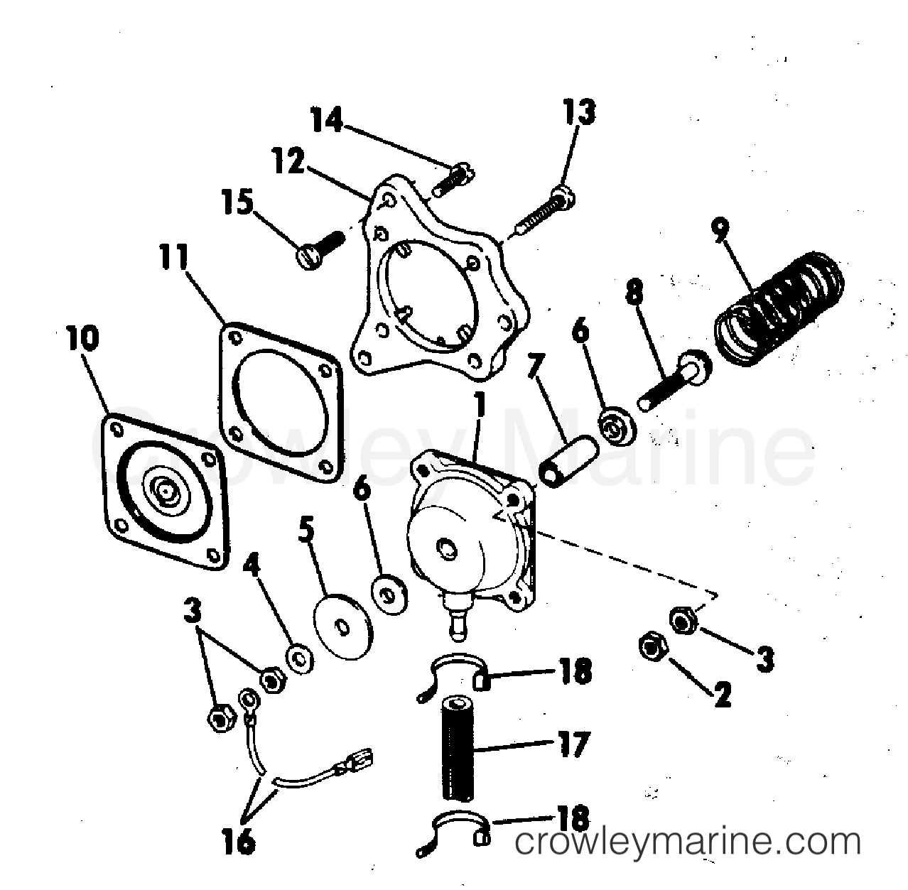 1976 Outboard 40 - 40604A - CUTOUT SWITCH