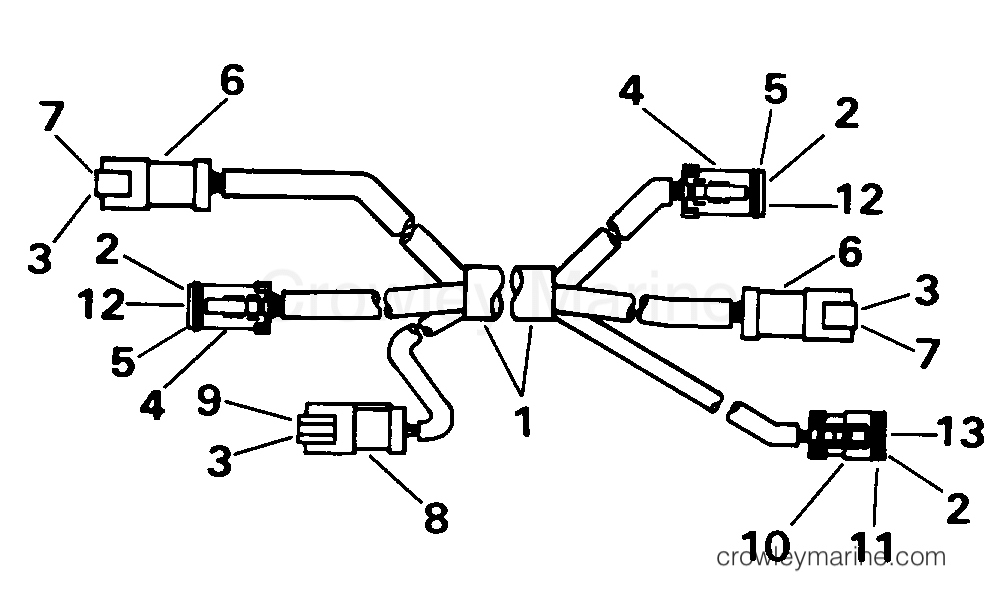 2003 Outboard 250 - E250FCXSTA - EXTENSION CABLE