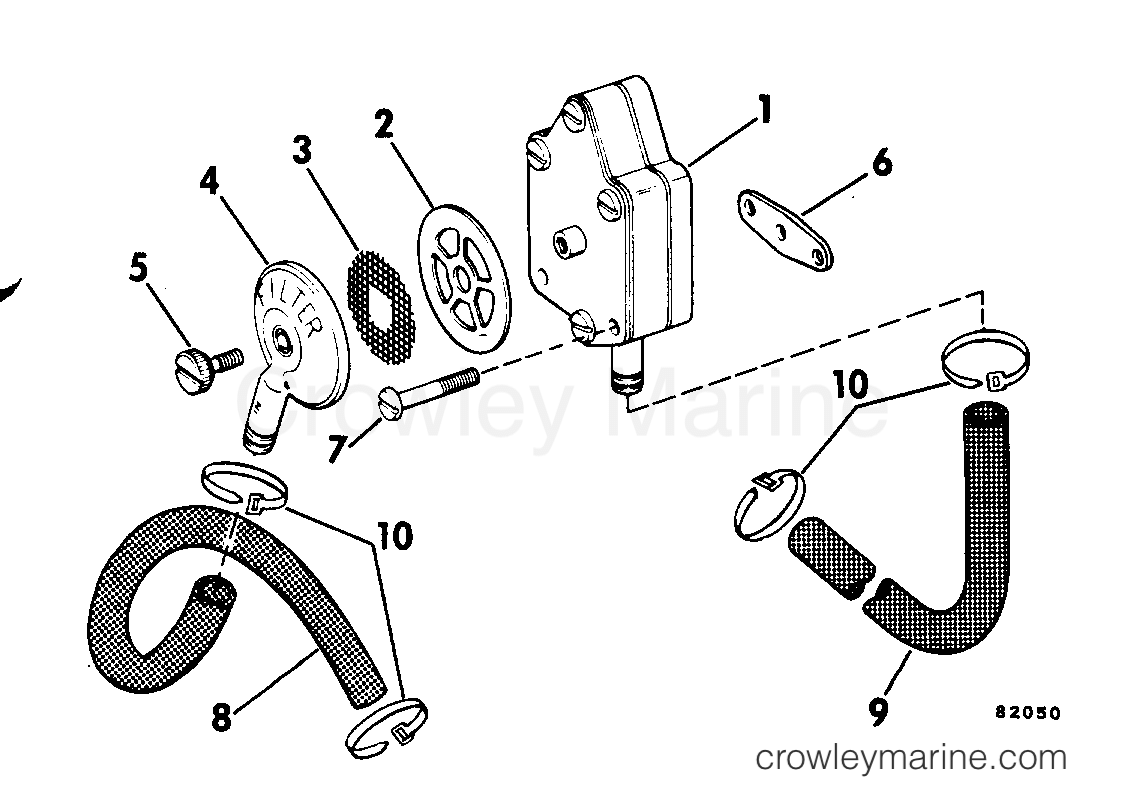 1979 Outboard 85 - 85ML79R - FUEL PUMP