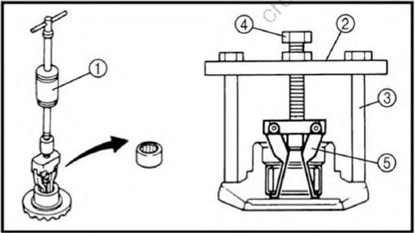 Lower Unit [Driveshaft (Counter Rotation Models)] [2006] | Crowley Marine