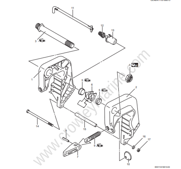 Service Manual DF20A, DF15A, DF9.9B, DF15 Mid Unit[Housing And Bracket