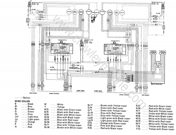 Service Manual DT150, DT225, DT200, DT175 Wiring Diagram [158][Dt150