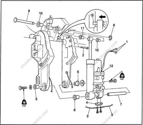 Bracket Unit [Power Trim And Tilt (Ptt) Unit] [1998] | Crowley Marine