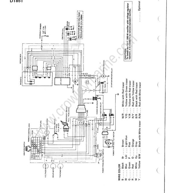 Suzuki Dt85 Wiring Diagram Service Manual Dt75, Dt85 Wire Ro