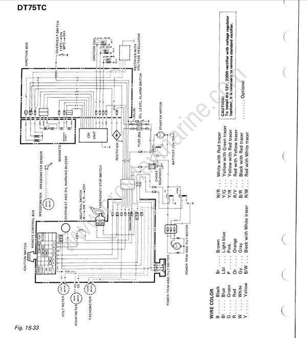 Service Manual DT75, DT85 Wiring Diagram [66][Dt75, Dt85] | Crowley Marine