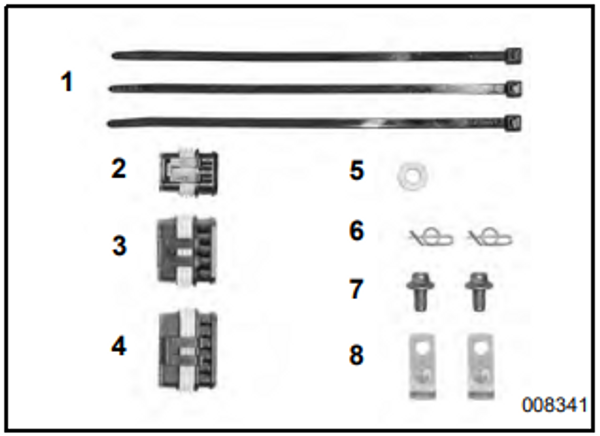Remote Control Conversion Kit 25/30 Etec [354128] | Crowley Marine