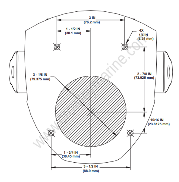 Single Binnacle Icon Control - 1 Engine [355084] | Crowley Marine