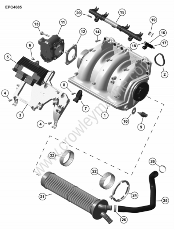 JP AA Model Rotax Preliminary Parts Catalog Rev4_04 Air Intake Manifold