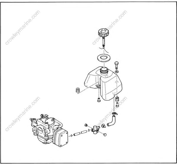 Fuel System [Exploded Diagram] [1989] | Crowley Marine