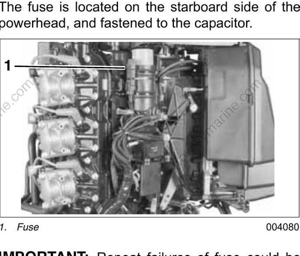 Service Manual 200250 HP 3.3 L ETEC Electrical And Ignition [Fuse] Crowley Marine