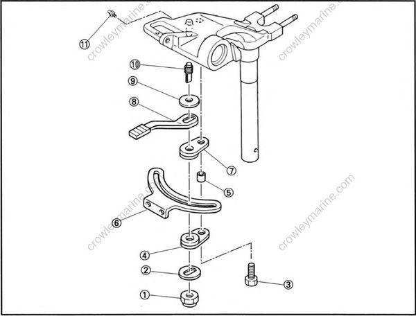 Bracket Unit [Steering Friction] [2000] | Crowley Marine
