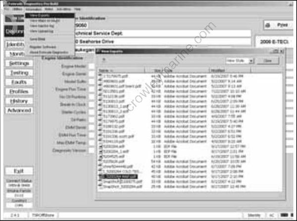 Service Manual 75-90 HP E-TEC Engine Managment Module [Diagnostic ...
