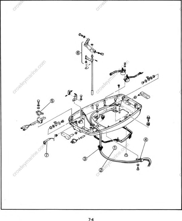 Bracket Unit [Exploded Diagram] [1988] | Crowley Marine