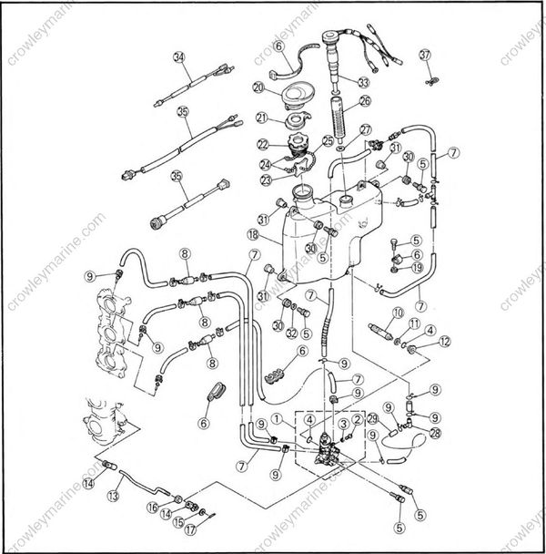 Fuel System [OilInjection System] [1990] Crowley Marine