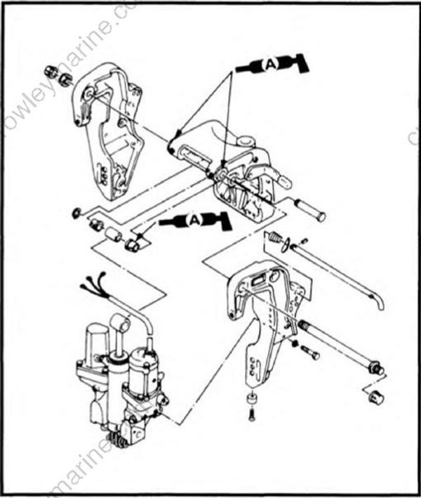 Bracket Unit [Power Trim And Tilt Unit] [1998] | Crowley Marine