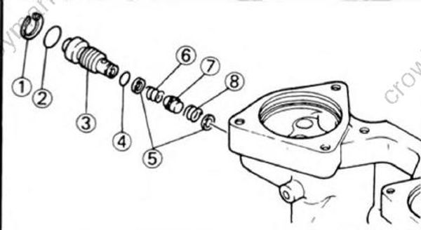 Bracket Unit [Power Trim And Tilt Unit] [1998] | Crowley Marine