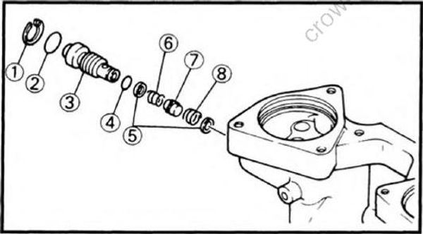 Bracket Unit [Power Trim And Tilt Unit] [1998] | Crowley Marine